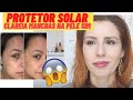 Protetor solar clareia a pele do rosto, inclusive melasma, e posso provar!