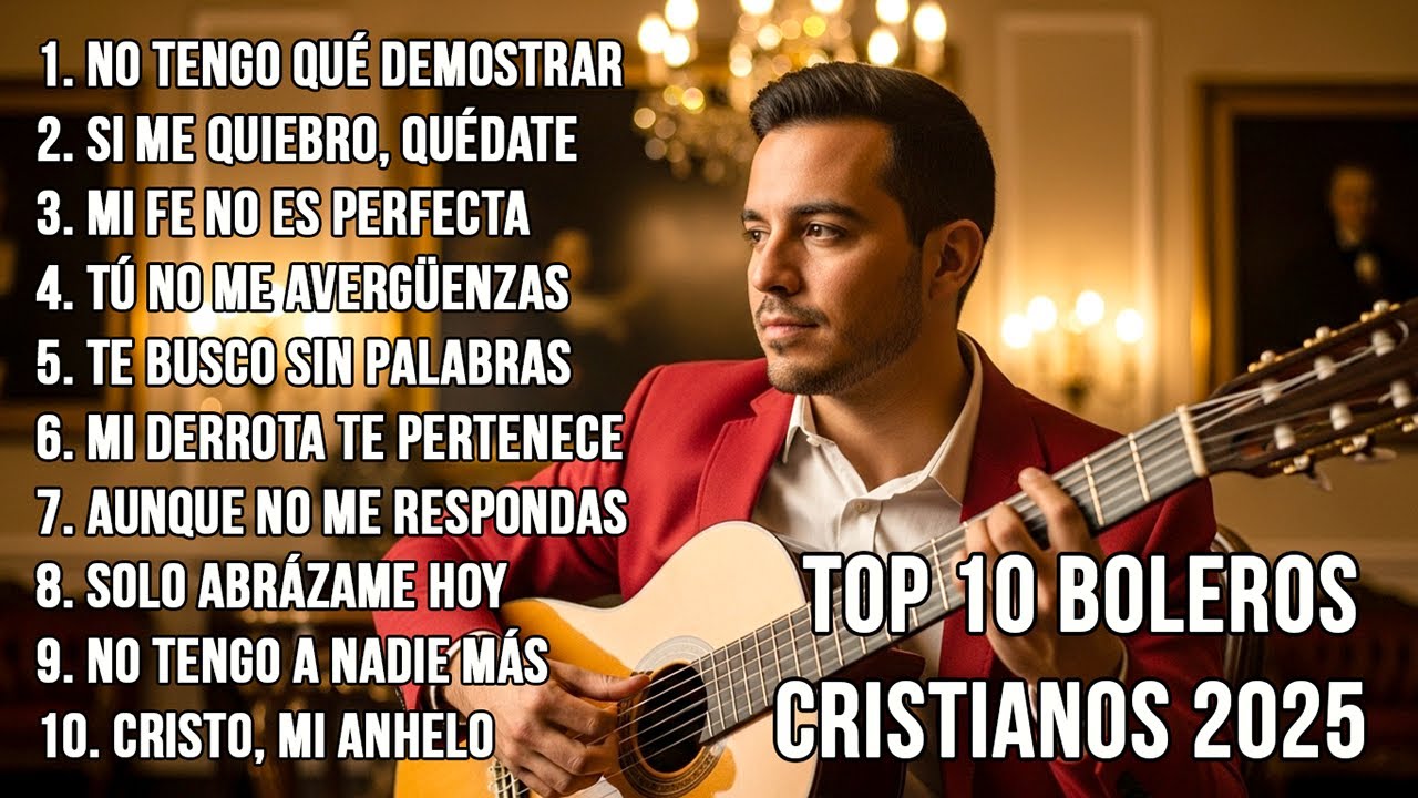 Top 10 Boleros Cristianos 2025  Canciones para Sanar el Alma y Volver a Confiar en Dios