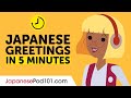 Learn Japanese Greetings in 5 Minutes - Daily Japanese Conversations #6