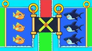save the fish / pull the pin level android games save fish game pull the pin puzzle / android game