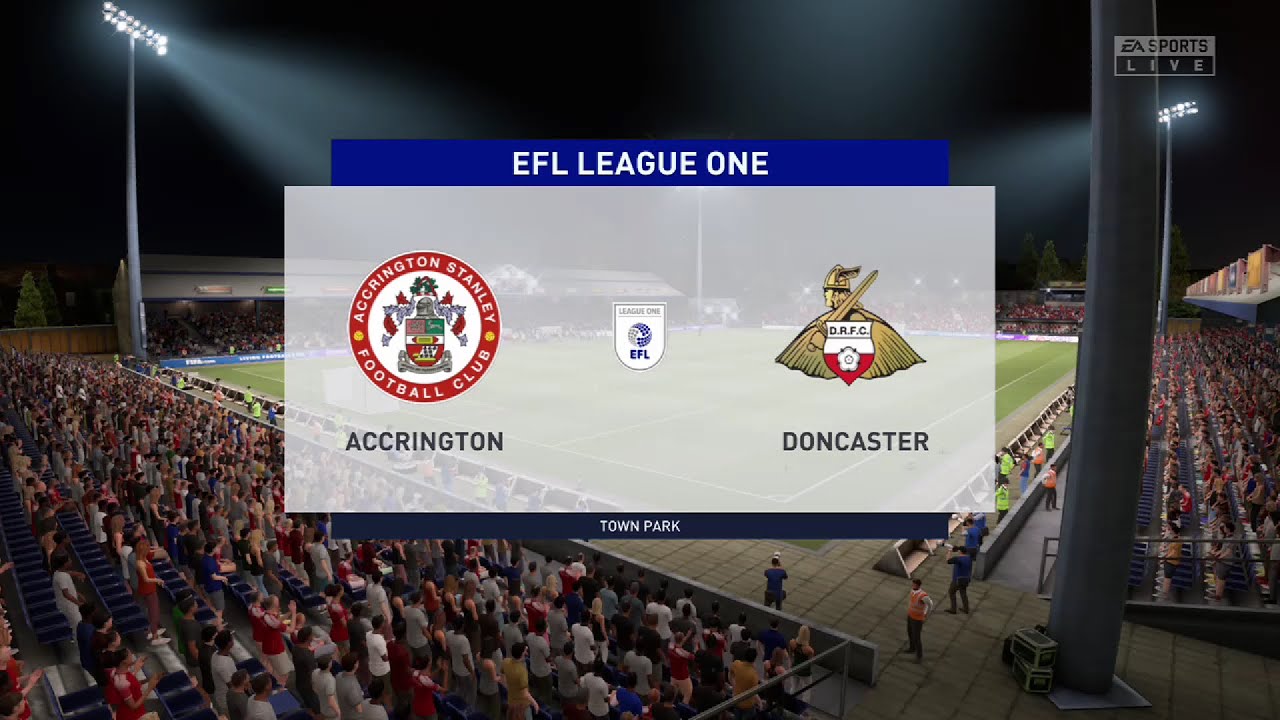 ⚽ Accrington Stanley vs Doncaster Rovers ⚽ | EFL League One (17/08/2021) | Fifa 21