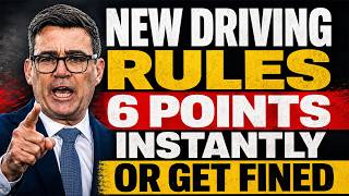 NEW UK DRIVING RULES STARTING NOW — 6 POINTS INSTANTLY OR GET FINED!