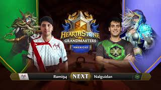 Rami94 vs Nalguidan | 2021 Hearthstone Grandmasters Americas | Semifinal | Season 1 | Week 3