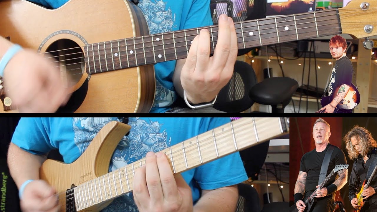 10 Classic Riffs! Only One Finger Needed! Metallica, Ed Sheeran ...
