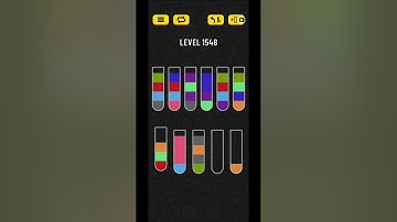 Water sort puzzle level 1548