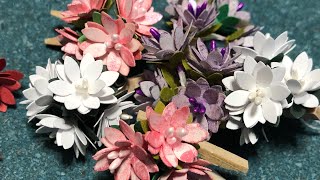 Tiny Paper Flower Embellishments- volume edited