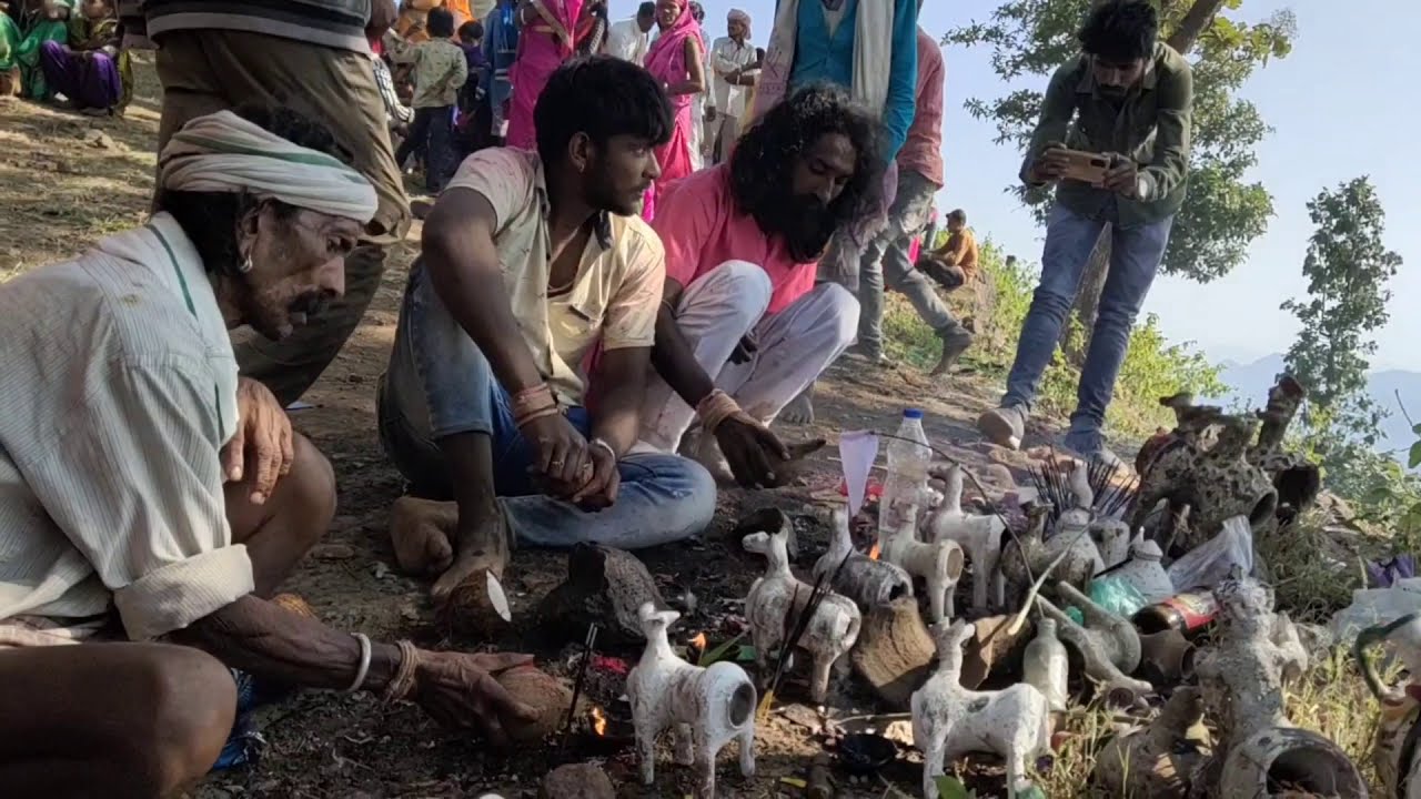 The temple of Rani Kajal Mata, Mathwad, last Day of Navratri...