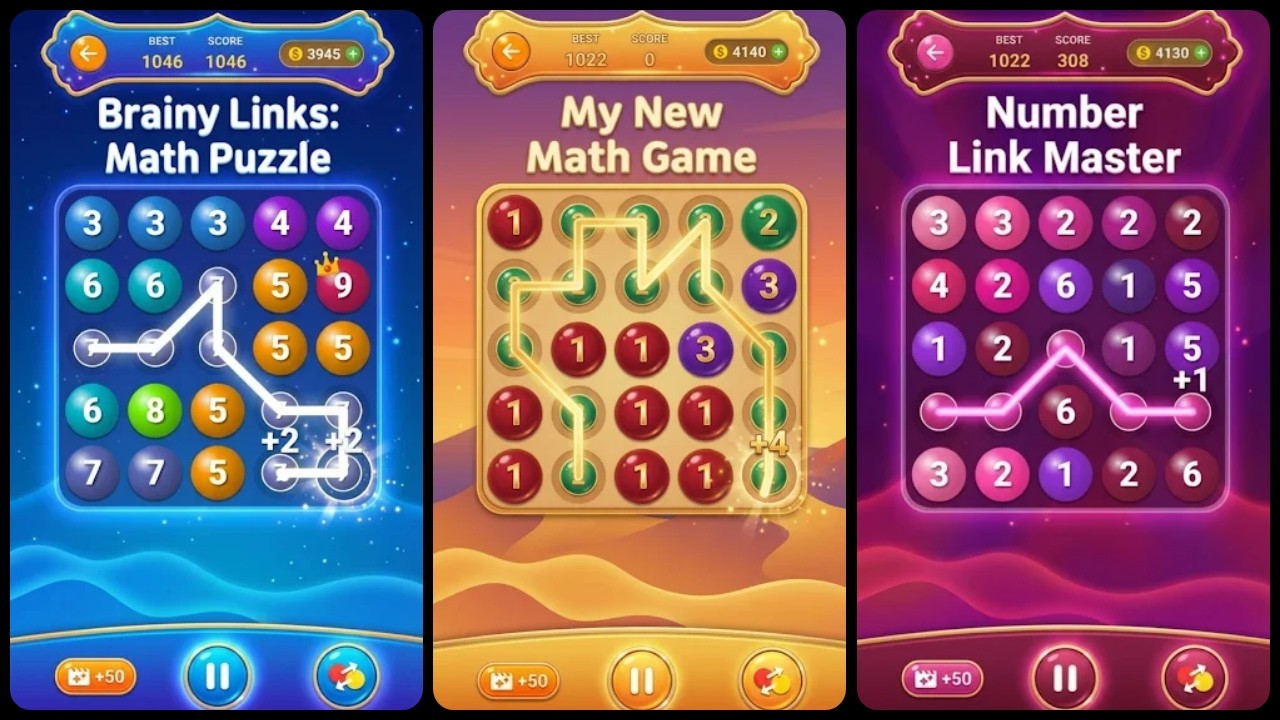 Number Match Brain Puzzle Gameplay Android Mobile