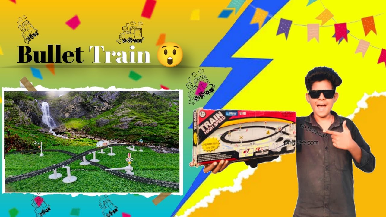Bullet Train Toy Unboxing 🔥|| बुलेट ट्रेन टॉय अनबॉक्सिंग || RC Train|| kids Toy || Sukhveer Vlogs ||