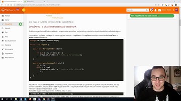 A for ciklus, a while ciklus és a package - Java Programozás Kezdőknek - 7. rész