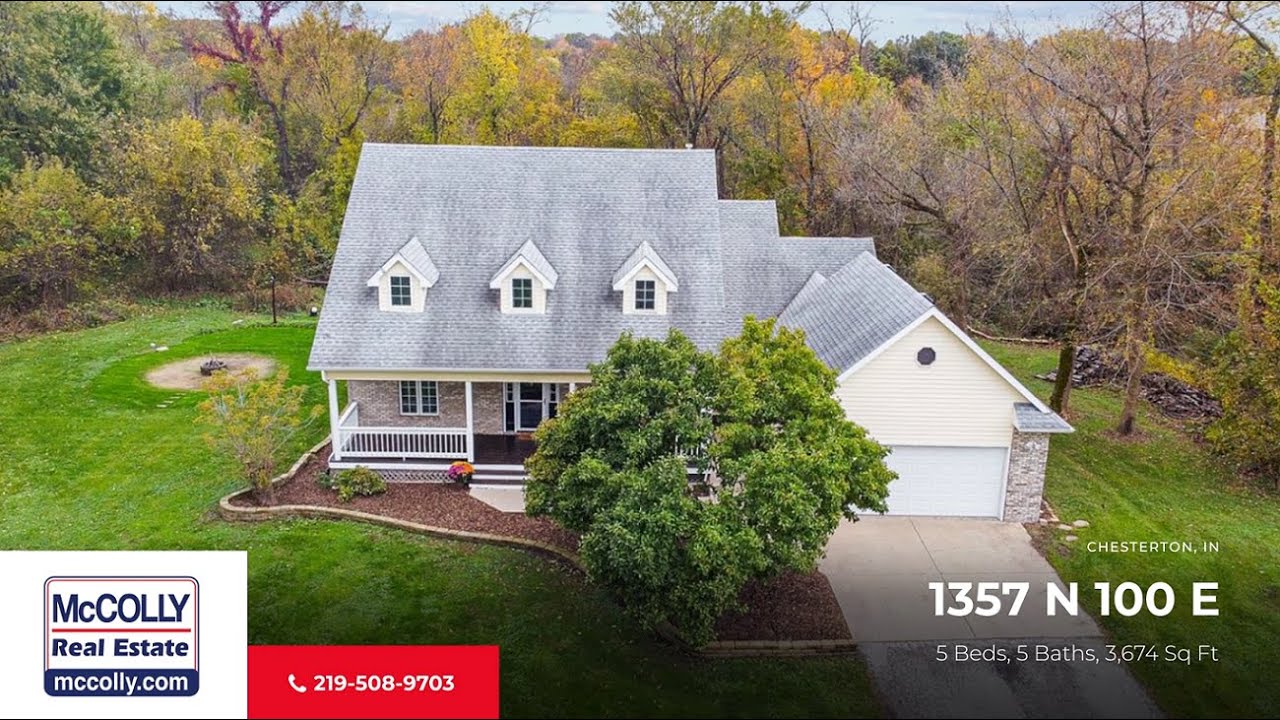 1357 N 100 E, Chesterton, IN MLS 503518 McColly YouTube
