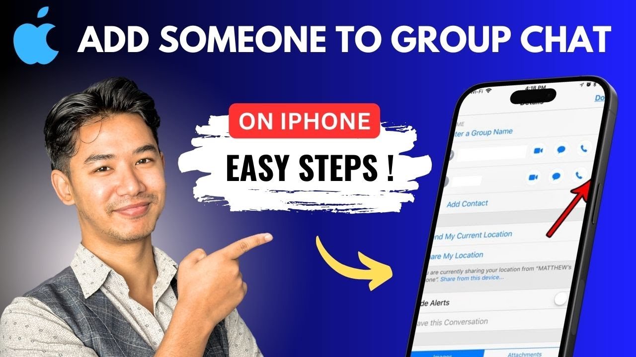 How To Add People To Group Chat Iphone