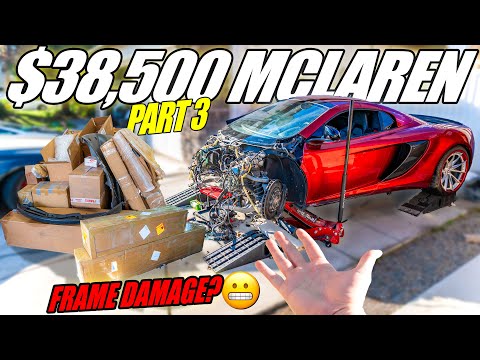 TAKING APART the $38,500 MCLAREN...WHY WAS IT SO CHEAP?? (PART 3)