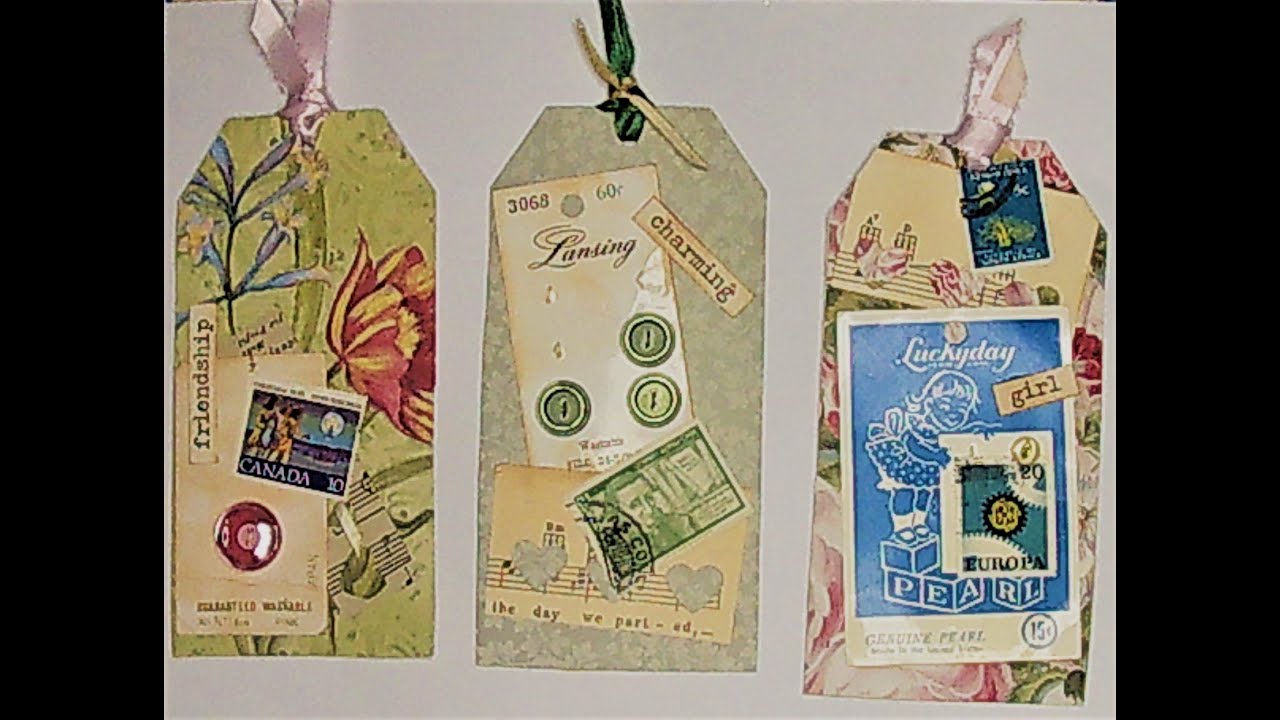 LET'S BUILD OUR STASH (Button Card Tags) - YouTube