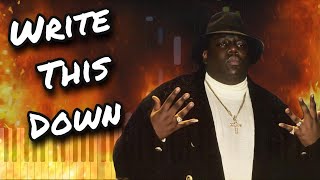 Write This Down (Piano Tutorial)