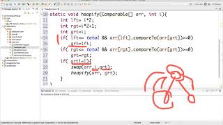 057 Heap Sort implementation in Java