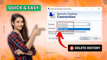 3 Easy Steps To Delete RDP Connection History From Your Windows PC