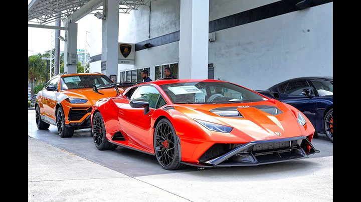 Lamborghini Huracan STO, Lamborghini URUS - New BULLS Delivery To Lamborghini Miami