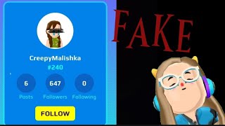 Creepy Malishka Is Fake. Watch The Full Video Before Commenting