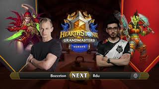 Bozzzton vs Rdu | 2021 Hearthstone Grandmasters Europe | Final | Season 1 | Week 6