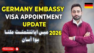 Germany Embassy Visa Appointment Update 2026 | Study in Germany Process, Requirements &amp; Scholarships