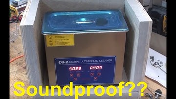 A Soundproof Box For The CO-Z Ultrasonic Cleaner