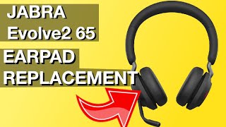 Jabra Evolve2 65 Earpad Replacement How to instructions by MegaSafetyFirst 383 views 1 month ago 2 minutes, 23 seconds