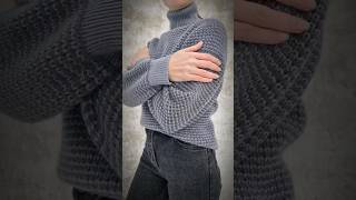 Этот свитер связан для тех кто ищет идеальный свитер - стильный, теплый, комфортный. #вяжуназаказ