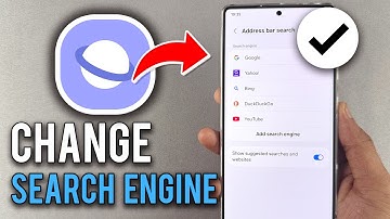 How to Change Search Engine in Samsung Internet - 2025