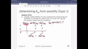 CHEM 131   Chapter 19, Lecture 4 VIDEO
