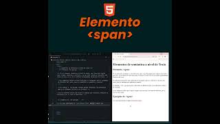 📢🚀😱 Aprende el elemento más usado… y menos entendido: 'span': hace TODO sin hacer NADA #HTMLspan 🙊🙉🙈
