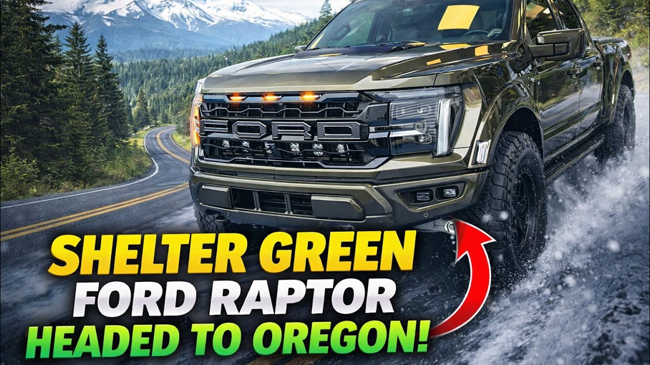 SHELTER GREEN CUSTOM Akins Ford Raptor INDO-Headed to OREGON! - YouTube