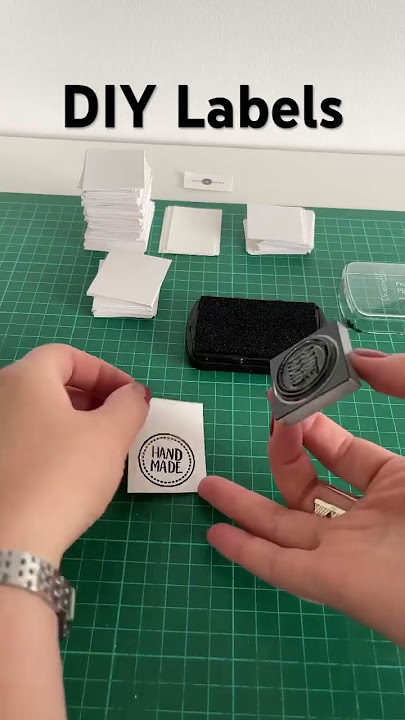 Label DIY, cara membuat label bisnis untuk barang-barang buatan tangan, Anita Benko #diy #menjahit #buatantangan