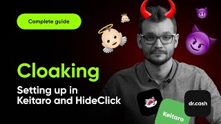 What is cloaking and how to cloak right? Setting up cloaking in Keitaro and Hide.Click screenshot 5