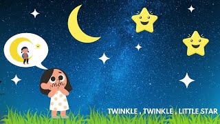 Twinkle twinkle little star baby song | Twinkle little star | English animated nursery rhymes
