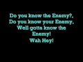 Green Day - Know Your Enemy (With Lyrics)