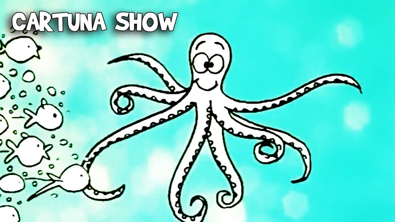 Denizde Yüzer Balık Değil... Bugün Ahtapot Çiziyoruz! 🐙