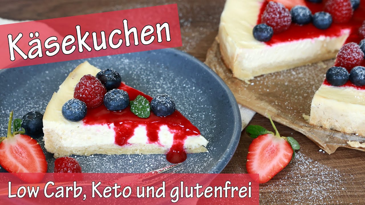 🍰 LOW CARB Käsekuchen 🍰 gesund, zuckerfrei & sooo lecker