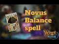 Wizard101  new novus balance spell  scales of destiny