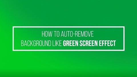 Best Green Screen Photo Editor - 2021