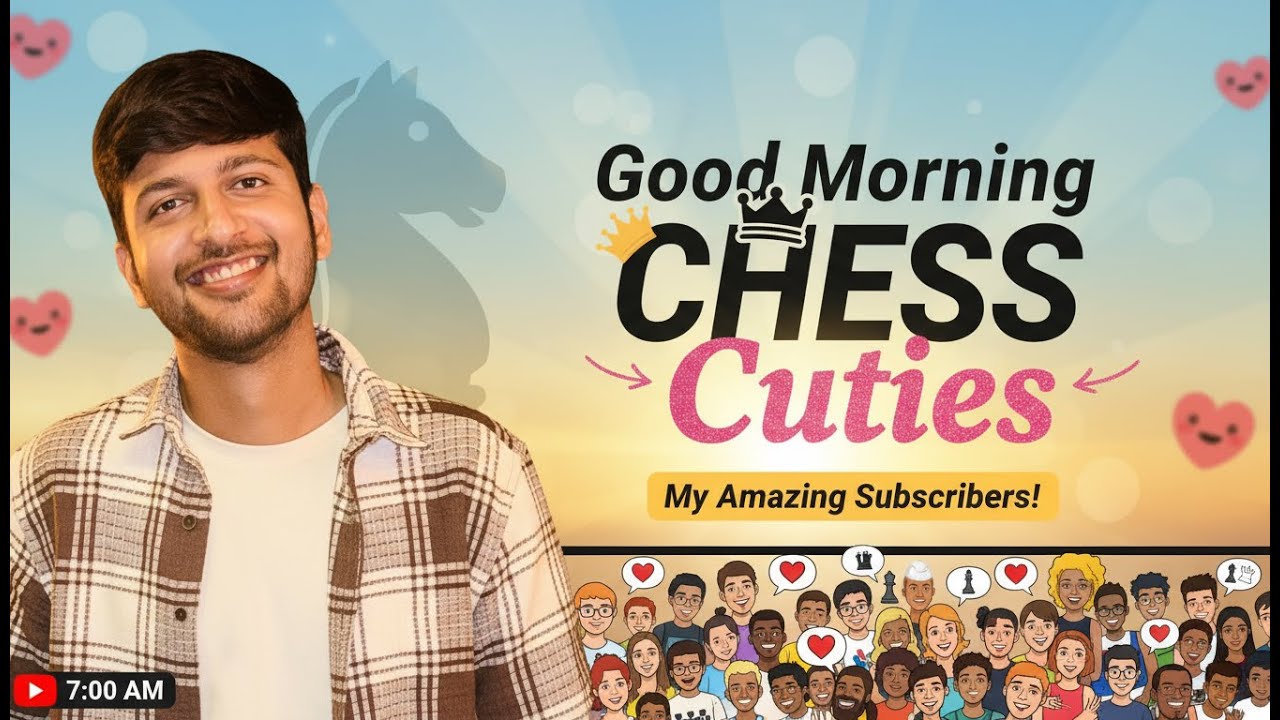 Good Morning CHESS with Cuties :)