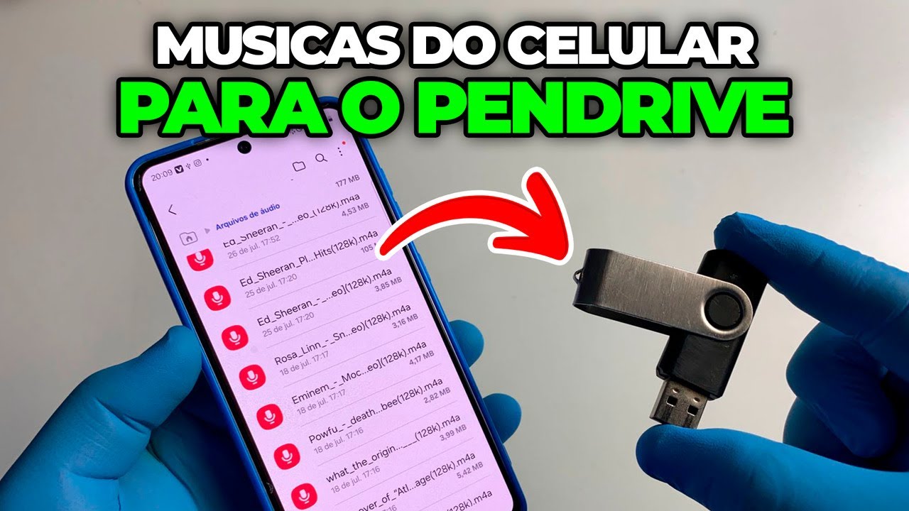 Aprenda como Passar Músicas do Celular para o PenDrive - Rápido e Fácil ...