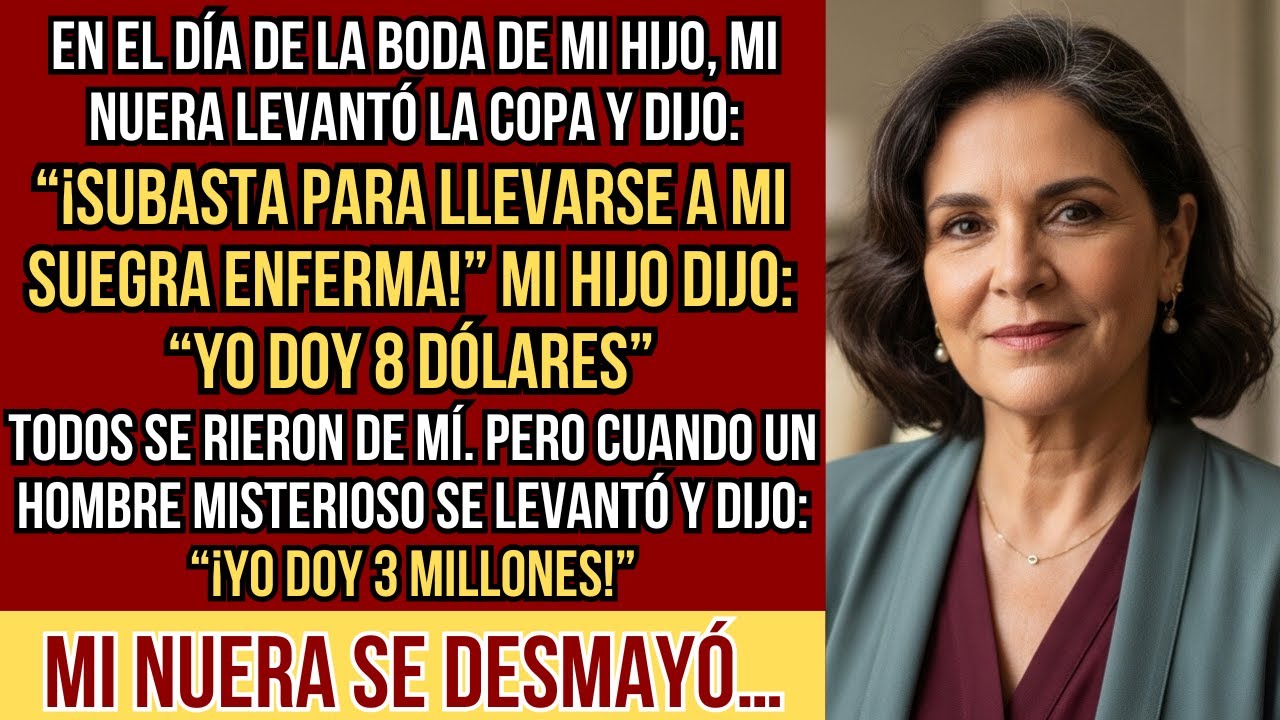 HISTORIAS REALES. El día de la boda, mi nuera hizo un brindis: 