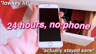 24 hours without my phone during QUARANTINE // no phone for a day challenge
