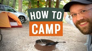 Tent Camping for Beginners (Planning, Setup, Campfire, Cooking) by Little Campfires 98,325 views 1 year ago 9 minutes, 41 seconds