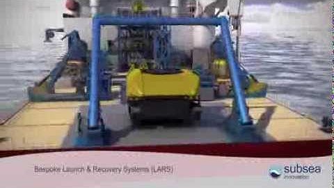LARS ROV launch and recovery system, obs ROV, trencher, work class ROV A-frames & TMS