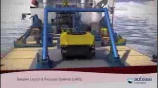 LARS ROV launch and recovery system, obs ROV, trencher, work class ROV A-frames & TMS