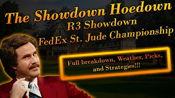 PGA DFS: Showdown Hoedown R3 | Fed Ex St. Jude Championship