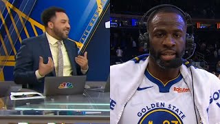 Draymond Green gets heated with Warriors reporter for talking bad about him