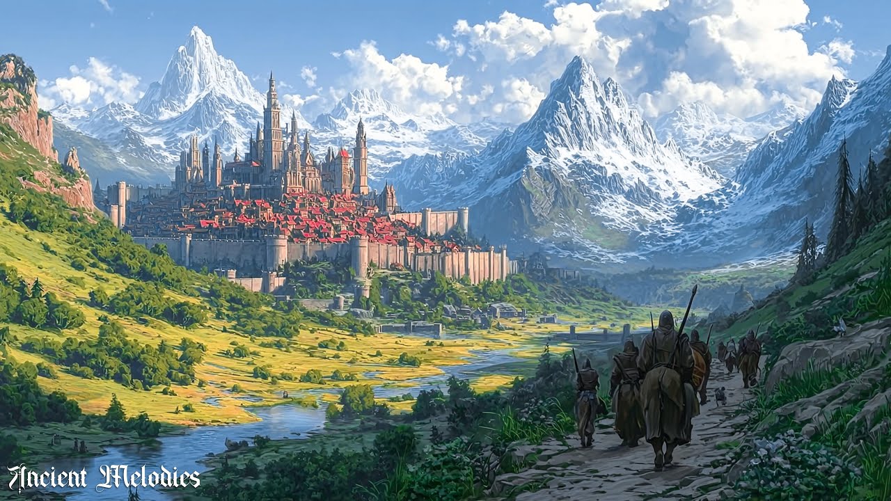 Peaceful Land – Расслабляющая средневековая кельтская музыка и деревенская атмосфера для глубокого